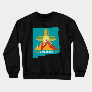 Zia Mountains New Mexico Crewneck Sweatshirt